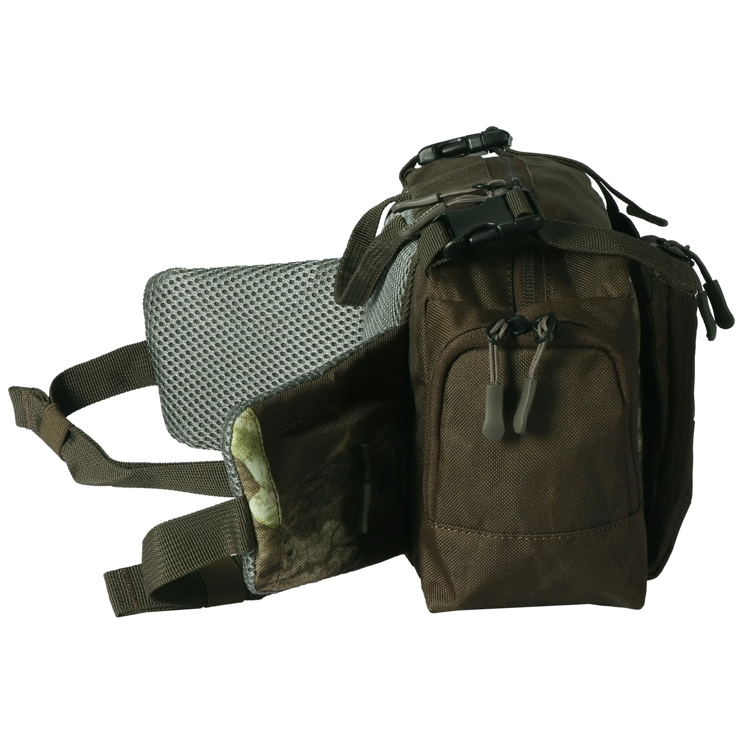 Mossy Oak Deluxe Waist pack, Mossy Oak Country Roots Camouflage, Unisex, Hunting Small Belt Bag